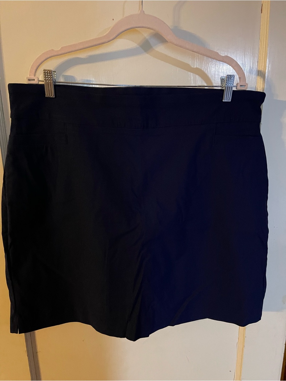 Kim Rogers navy blue Pull-On Skort with Built-In Shorts